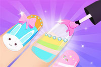 Girls Fun Nail Salon är ett roligt makeover-spel