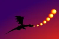 Efter att ha varit fängslad i 500 år har draken Glauron äntligen brutit sig