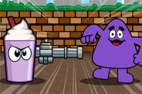 Försvara världen mot Grimace-invasionen!