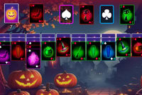 Klondike-spel för Halloween
