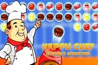I spelet Happy Chef Bubble Shooter hjälper du den lilla kocken