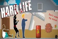 Styr en trasdocka och överlev farorna och hindren i Hard Life