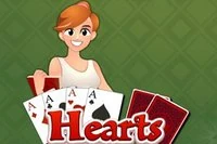 Klassiskt Hjärter-kortspel för 4 spelare mot 3 datorer