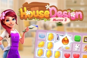 Kvinna med rosa hår och verktyg i handen bredvid färgglatt spelbräde med ikoner