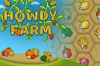 Howdy Farm är ett roligt matcha-3-spel med gårdsgrönsaker!