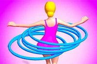 Välj rätt färg på hula hoops och gå vidare!
