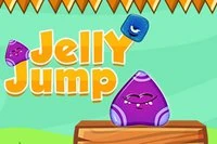 Hoppa så högt du kan i Jelly Jump och undvik att falla