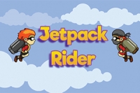 Jetpack Rider måste klara nivån och inte dö