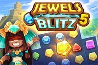 Jewels Blitz 5 är ett match-3 spel för att utforska Mayatemplen och lösa