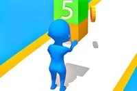 Spela Join Pusher 3D, ett spännande spring-spel