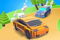 Spännande pixelrace till toppen av berget!