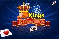 Klondike-patiens med 2 kortlekar och dolda kort