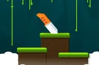 Knife Jump är ett skicklighetsspel där målet är att klättra uppför kniven