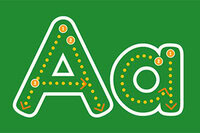 Spelet hjälper barn att lära sig skriva bokstäver, siffror, former och djur