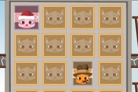 Roligt Memory-spel: matcha samma katter