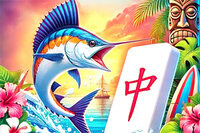 Samla alla Hawaiianska objekt i detta dagliga Mahjong at Home-spel
