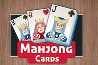 Detta mahjongspel spelas med bilder av spelkort