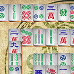 Mahjong Connect 2 Online Kakel med kinesiska tecken och symboler arrangerade i ett mönster