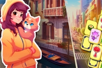 Upplev världens största städer i detta fantastiska mahjong-solitaire-spel
