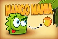 Hjälp det lilla gröna monstret att äta sina mumsiga mangos!