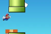 Vi presenterar ett av de populäraste Mario Flappy-spelen