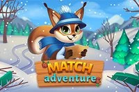 Följ med ekorren Gemmy på ett spännande äventyr i Match Adventure