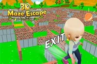 Maze Escape 3D är ett gratis onlinespel för pojkar med labyrinttema