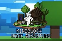 Mineblock Hook Adventure är ett roligt fysikbaserat bollspel där målet är