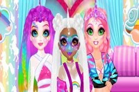 Prinsessorna Mona, Rachel och Harlequin arrangerar en tävling: Miss Charming