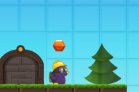 Moley går genom en skog full av hinder