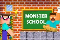 Välkommen till Minecraft-skolan med hjältar som Noob, Enderman, Herobrine och