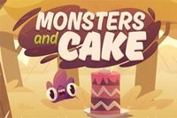 Små monster är hungriga och vill ha tårta!