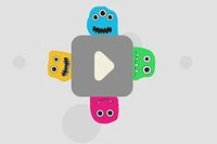 Skjut på monster med samma färg