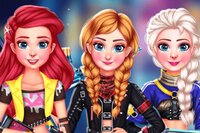 Prinsessorna Anna, Elsa, Snövit och Ariel är mer Font FF-spel