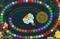 Krossa mystiska juveler i detta indiska match-3-spel