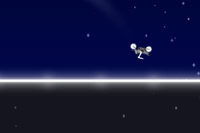 Neon Rider är ett snabbt reflexkörningsspel