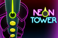Spring förbi hinder utan slut i Neon Tower!