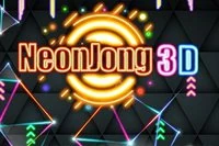 3D Mahjong i Neon-stil