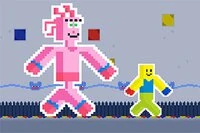 Arcade 2D-spel för en spelare