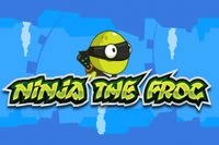 Tryck på skärmen för att styra Ninja-grodan jumpryck