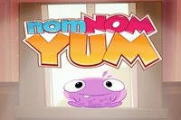 En sushi-monster som heter Nom Nom kom till Jorden