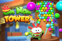 Poppa, snurra och erövra tornet i Om Nom Tower 3D – det ultimata