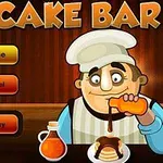 En animerad kock häller sirap över pannkakor bredvid menyerna Start Game, Select Level och How to Play med rubriken Pancake Bar ovanför