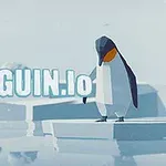 En stiliserad pingvin står på ett isblock med texten Penguin