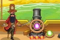 Hjälp piraten på hans farliga uppdrag och ta bort alla bubblor