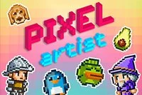 I Pixel Artist hoppar du in i en färgstark värld av pixelkonst med massor av