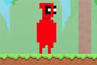 Som PixelPool måste de undvika hinder, hoppa över dem och nå mållinjen utan