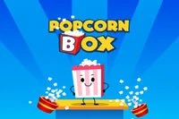 Håll för att fylla hinken med popcorn