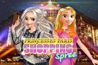 Elsa och Rapunzel är i Paris och vill köpa nya trendiga kläder, skor och