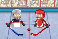 Puppet Hockey Battle är ett iskallt hockeyspel